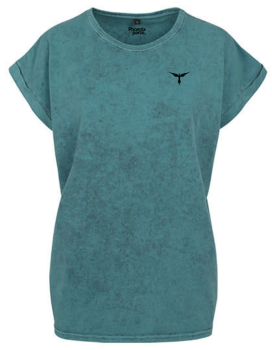 Acid Washed - Basic Shirt Damen
